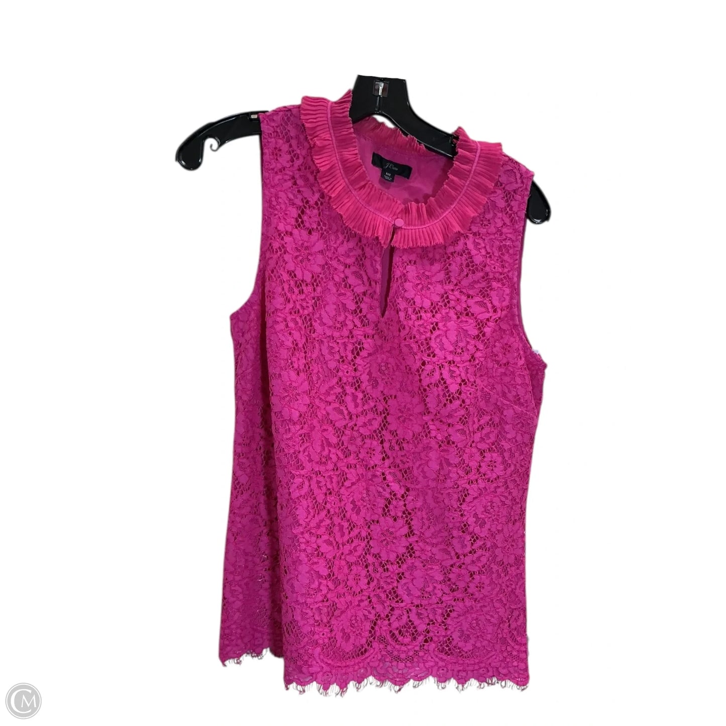 Top Sleeveless By J. Crew In Pink, Size: M