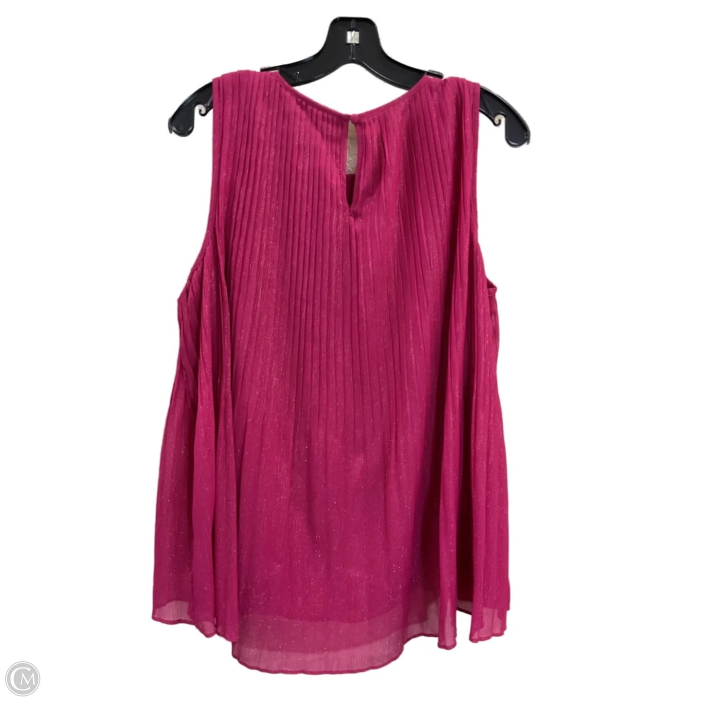Top Sleeveless By Apt 9 In Pink, Size: L