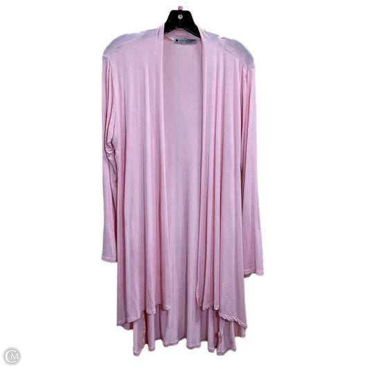 Cardigan By Clothes Mentor In Pink, Size: L
