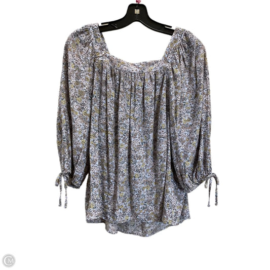 Top Short Sleeve By Lc Lauren Conrad In Maroon, Size: S