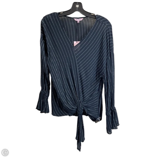 Top Long Sleeve By Juicy Couture In Black, Size: Xs