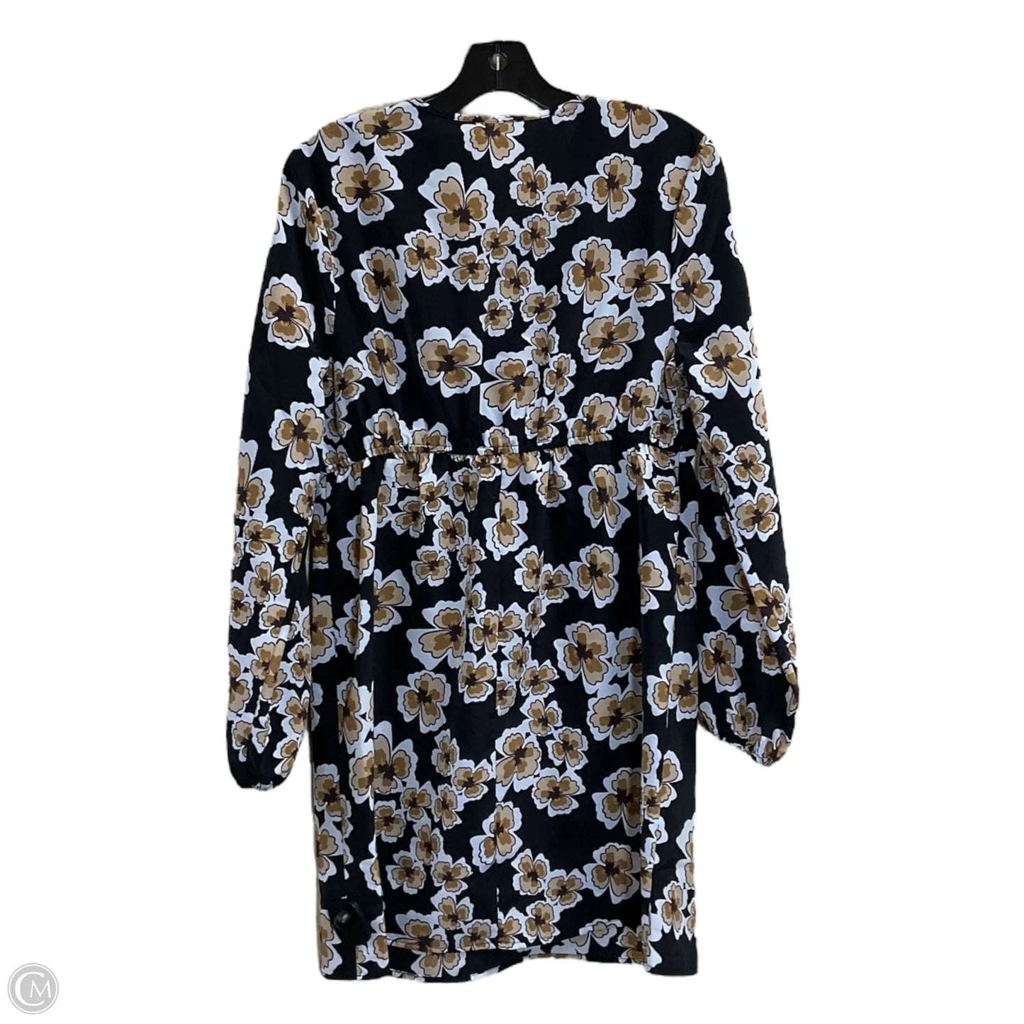 Dress Casual Short By Lily Rose In Black & Brown, Size: M