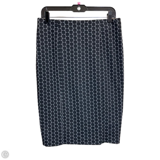 Skirt Midi By Elle In Black & White, Size: M