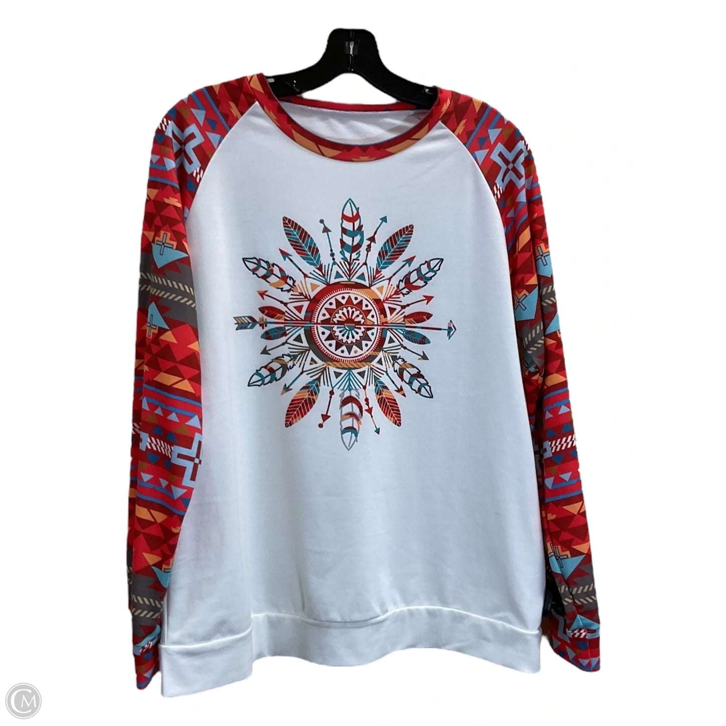 Top Long Sleeve By Clothes Mentor In Multi-colored, Size: L