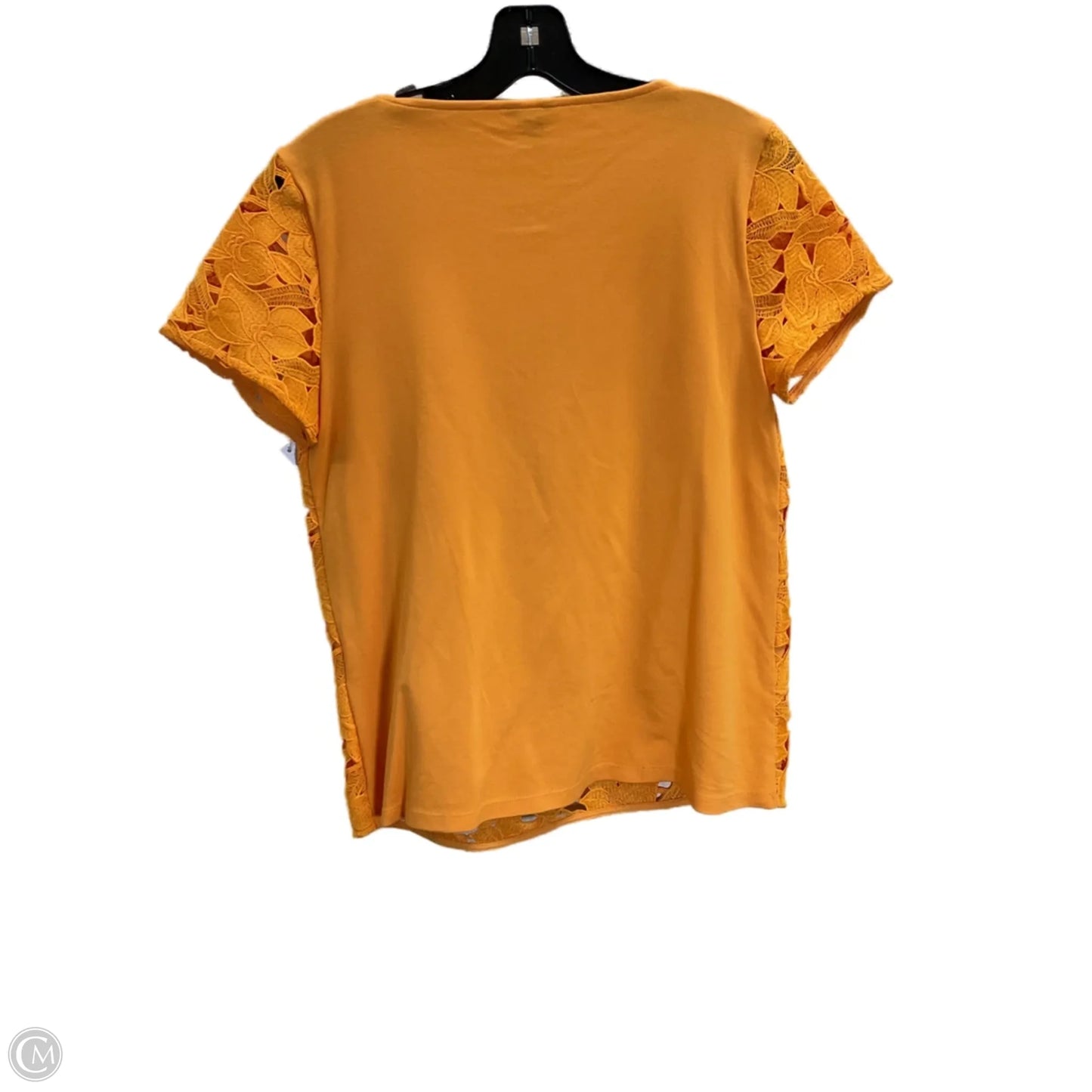 Top Short Sleeve By Ann Taylor In Orange, Size: Xs