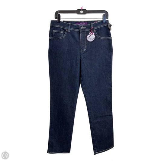 Jeans Straight By Gloria Vanderbilt In Blue Denim, Size: 8p