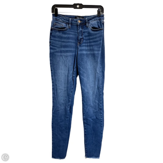 Jeans Skinny By Judy Blue In Blue Denim, Size: 4