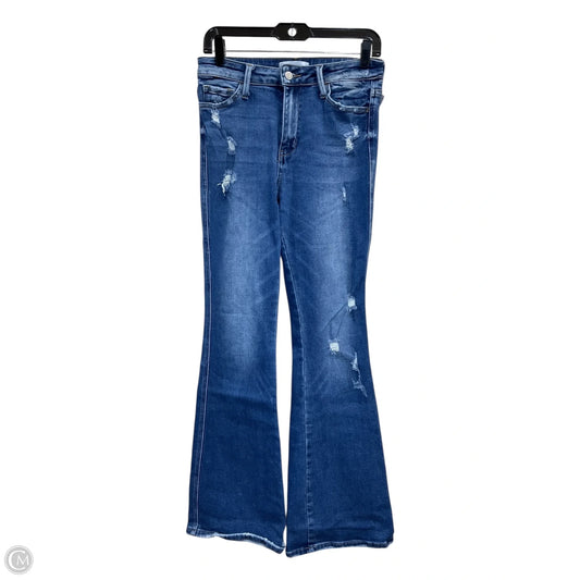 Jeans Wide Leg By Vervet In Blue Denim, Size: 6
