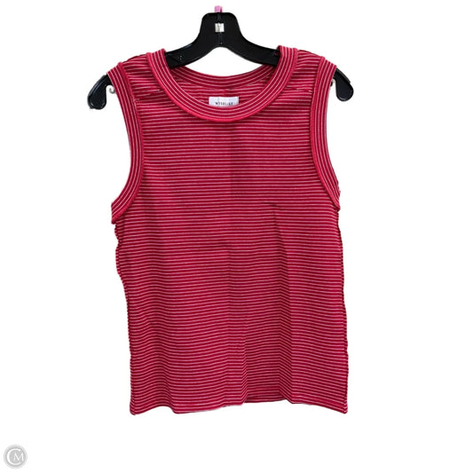 Top Sleeveless By Wishlist In Red, Size: L