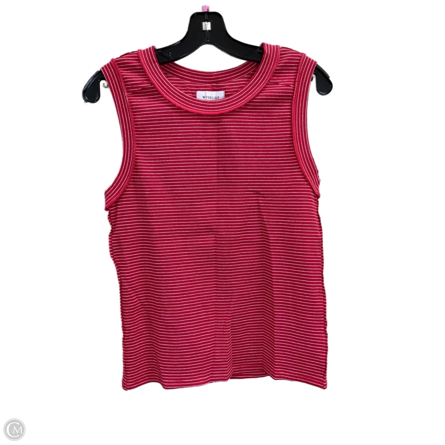 Top Sleeveless By Wishlist In Red, Size: L