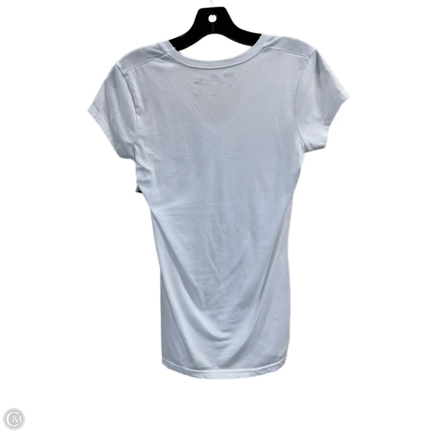 Top Short Sleeve By Poof In White, Size: L