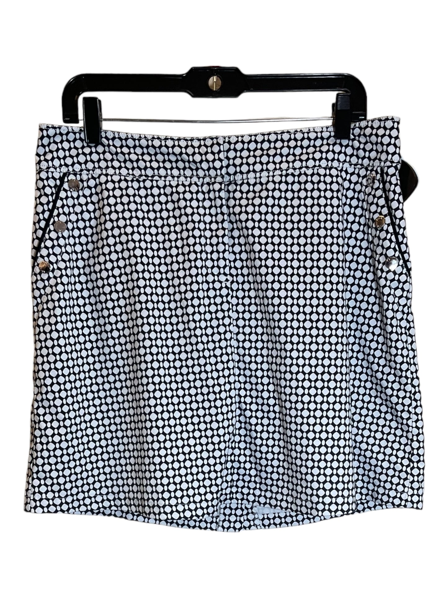 Skirt Mini & Short By Tail In Black & White, Size: M