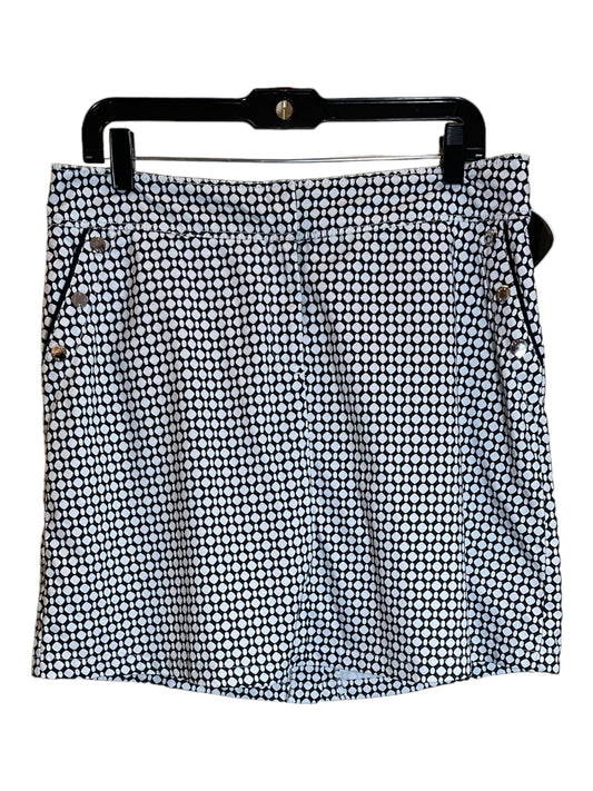 Skirt Mini & Short By Tail In Black & White, Size: M