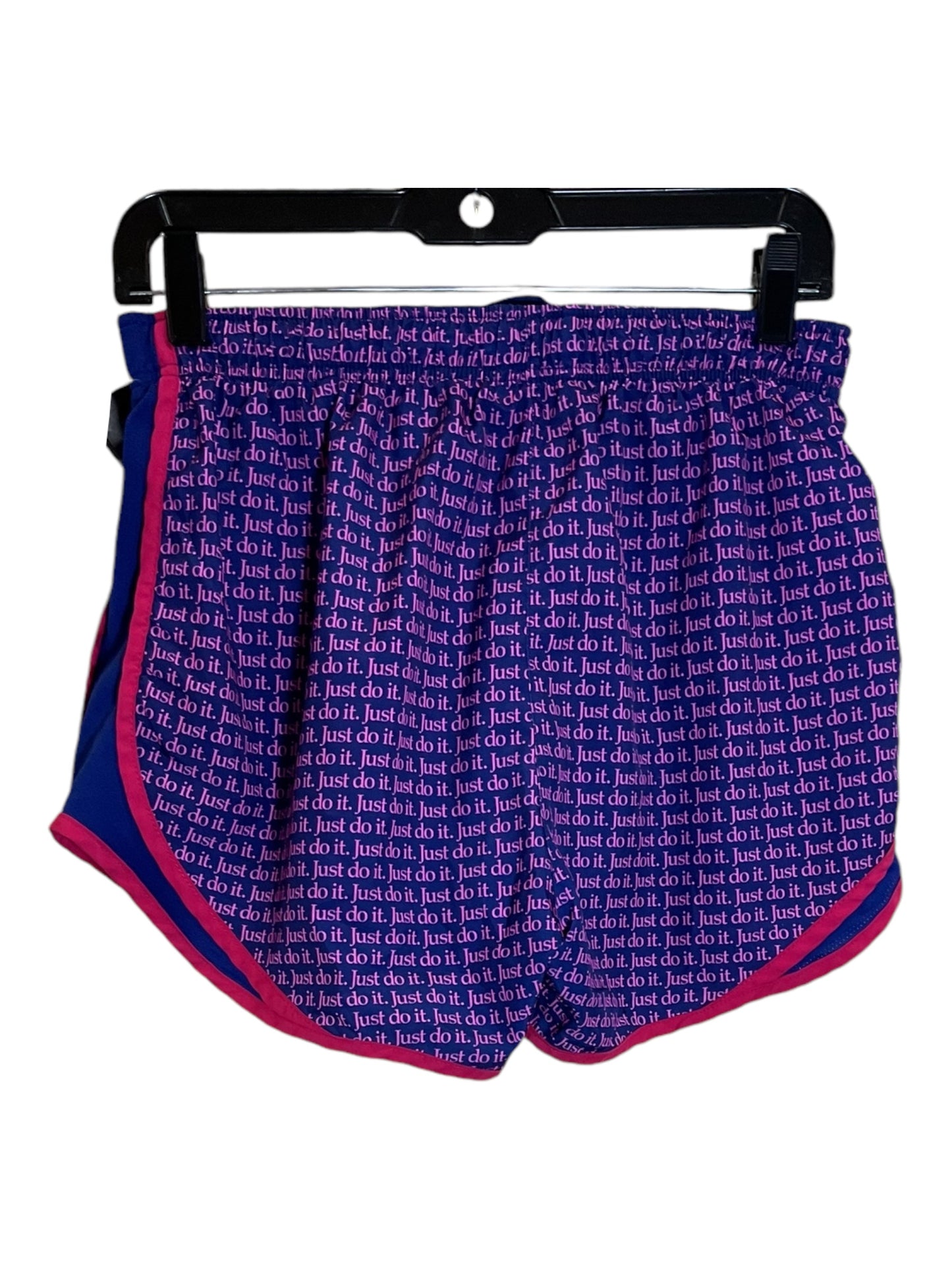 Athletic Shorts By Nike In Blue & Pink, Size: M