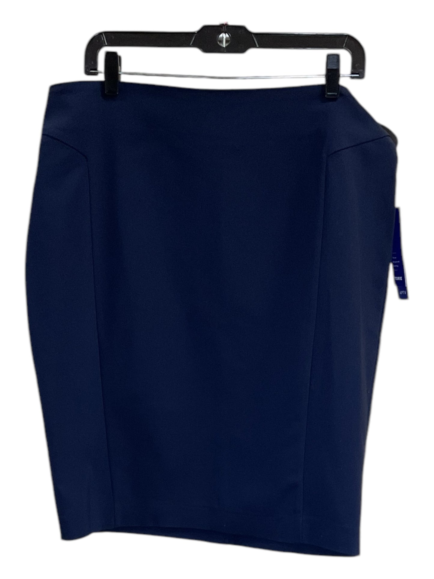 Skirt Midi By Apt 9 In Blue, Size: L