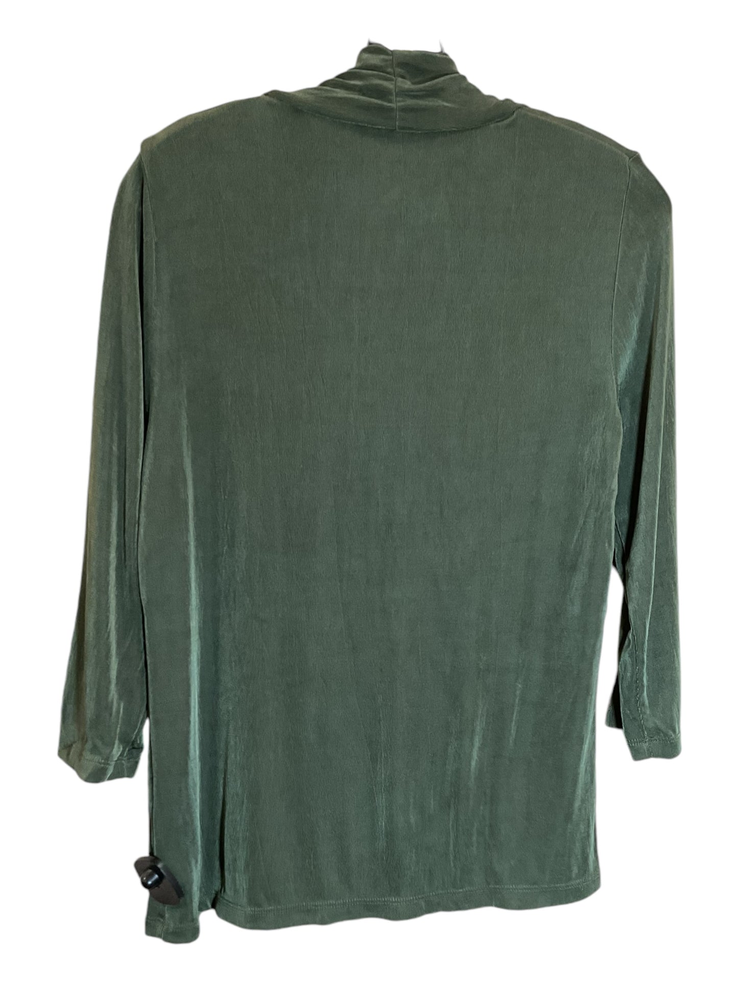 Top Long Sleeve By Coldwater Creek In Green, Size: M