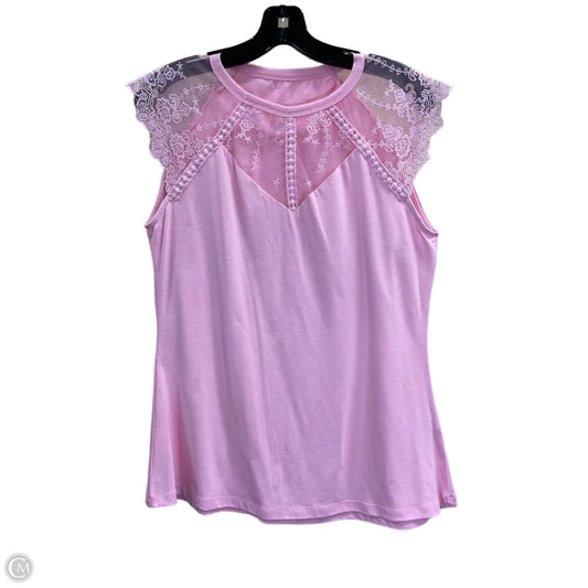 Top Sleeveless By Clothes Mentor In Pink, Size: S