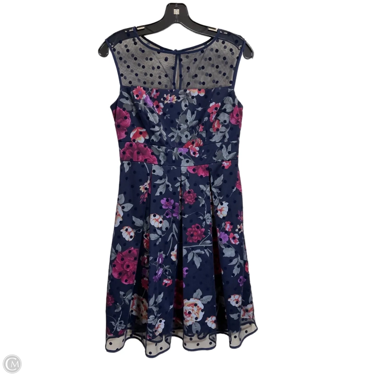 Dress Party Midi By Eliza J In Blue, Size: S