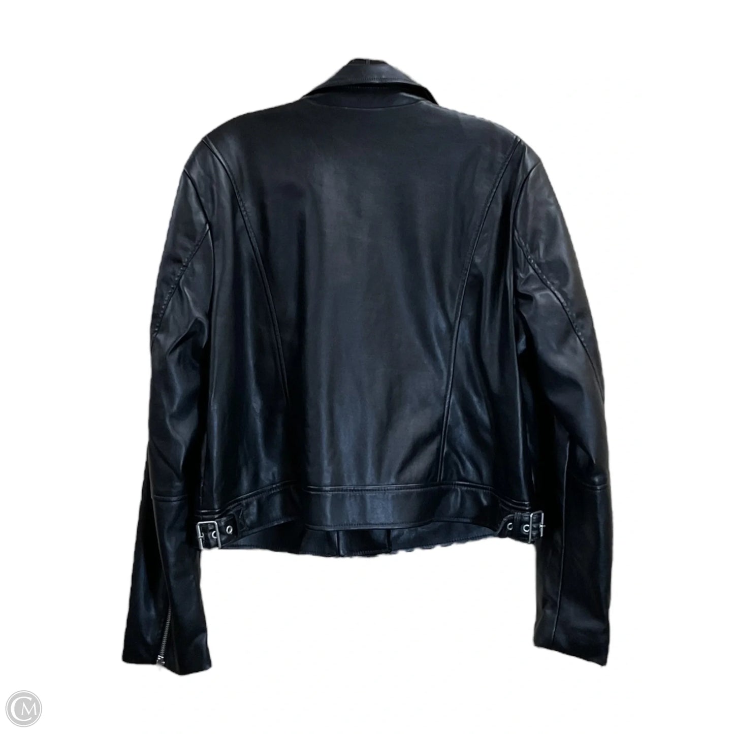 Jacket Moto By Nine West In Black, Size: Xl