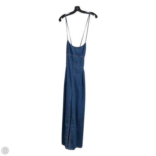 Jumpsuit By Clothes Mentor In Blue Denim, Size: M