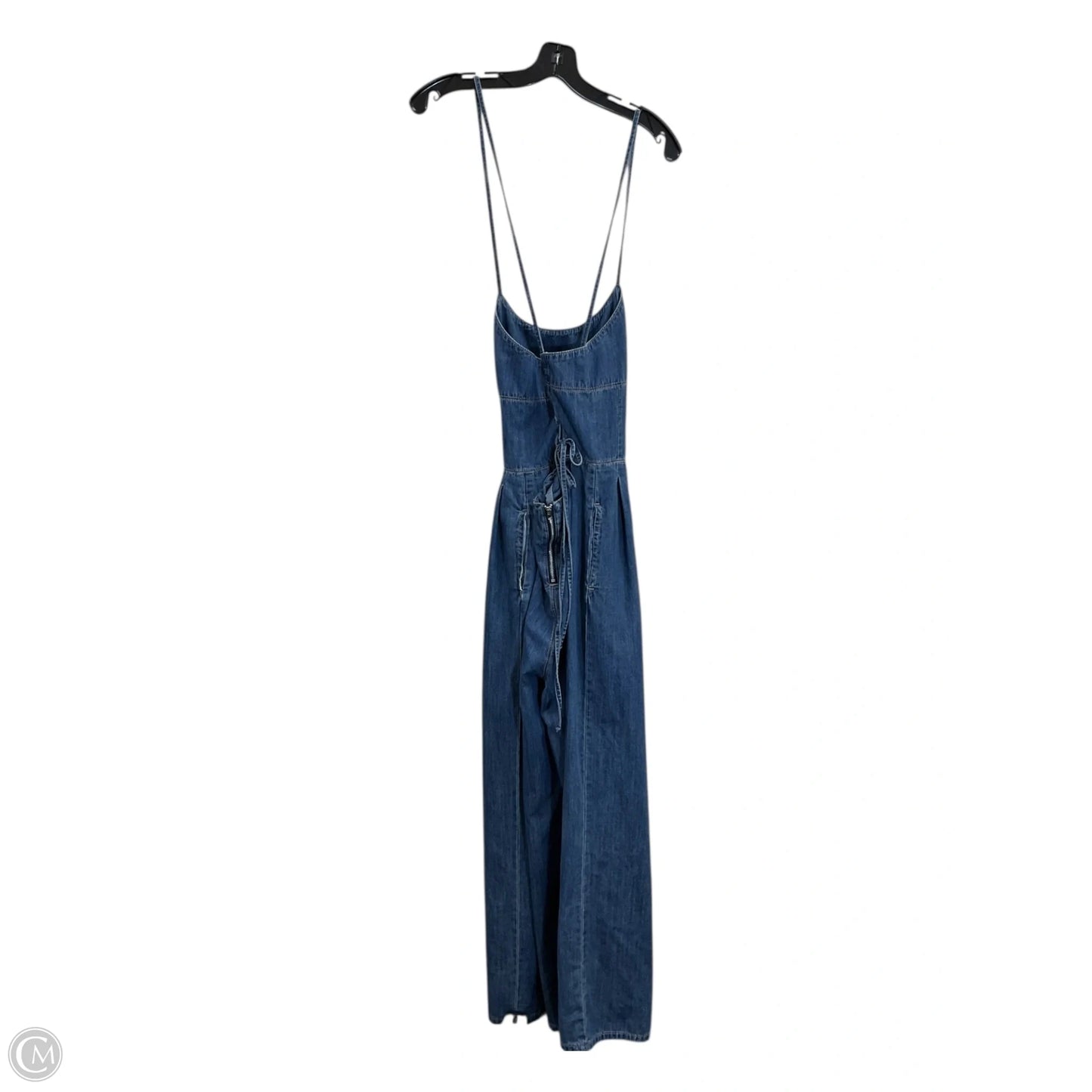 Jumpsuit By Clothes Mentor In Blue Denim, Size: M