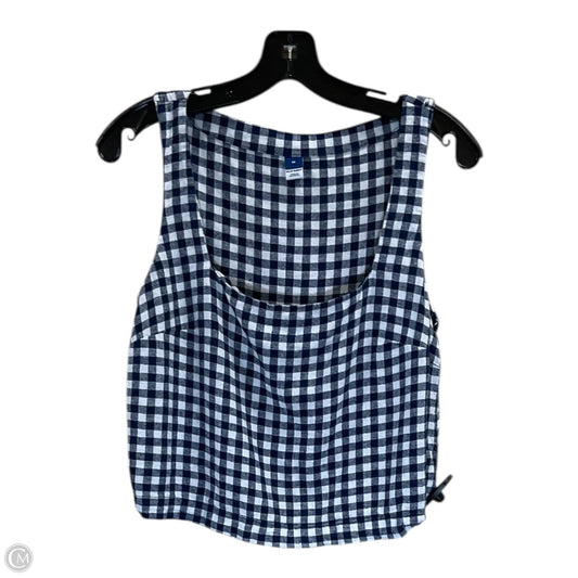 Top Sleeveless By Old Navy In Blue, Size: M