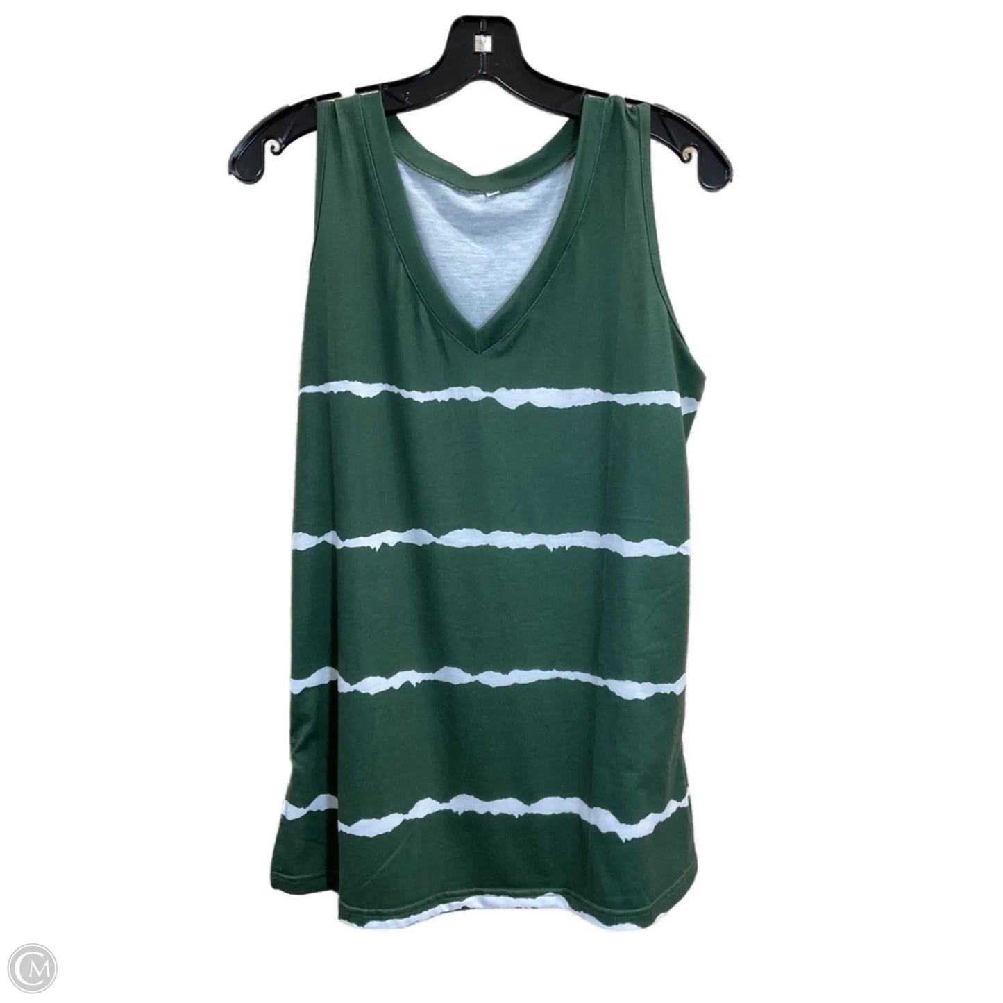 Top Sleeveless By Clothes Mentor In Green, Size: M