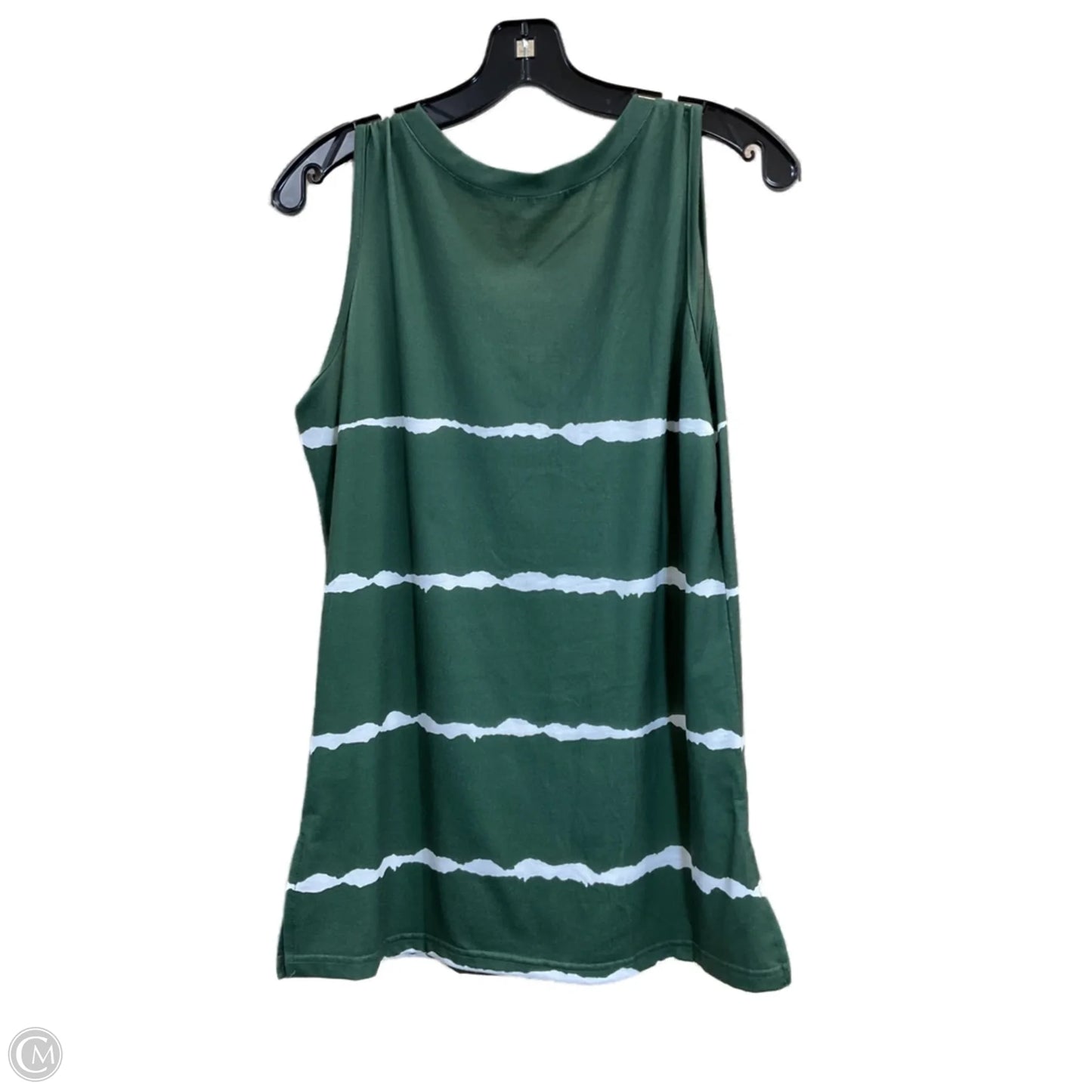 Top Sleeveless By Clothes Mentor In Green, Size: M