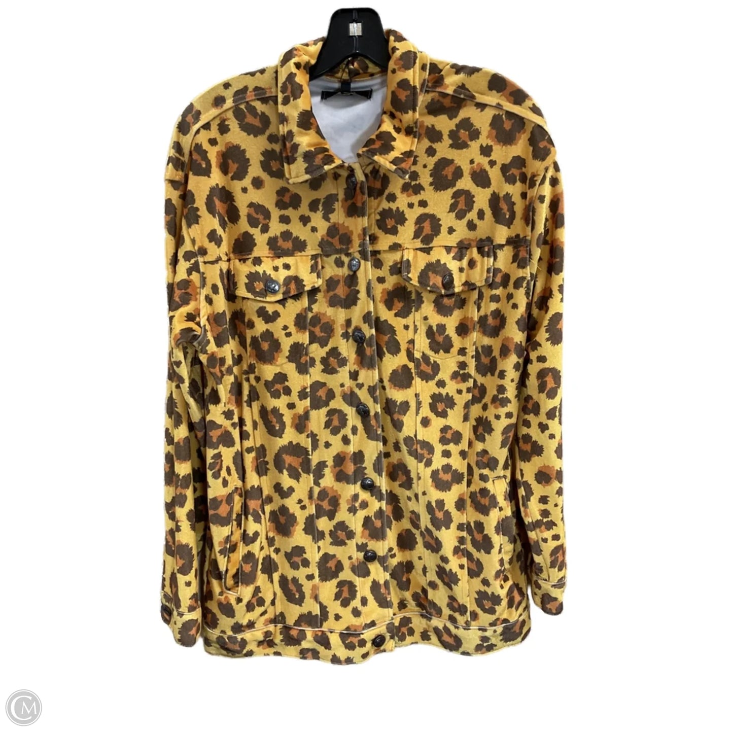 Blouse Long Sleeve By Clothes Mentor In Yellow, Size: S