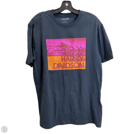 Top Short Sleeve By Harley Davidson In Black, Size: M