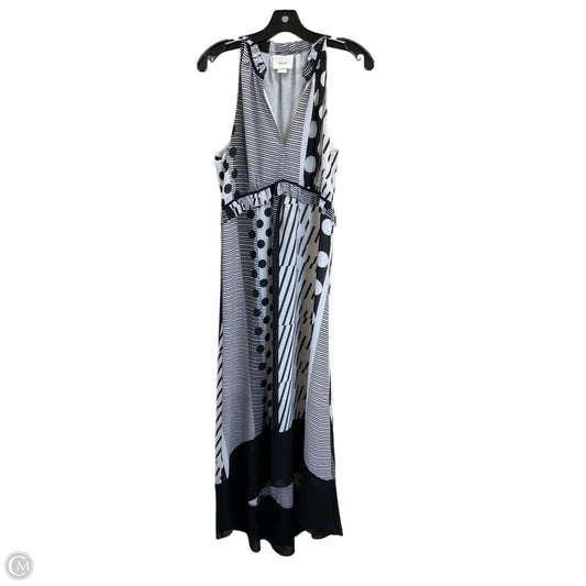 Dress Party Long By Maeve In Black & White, Size: S