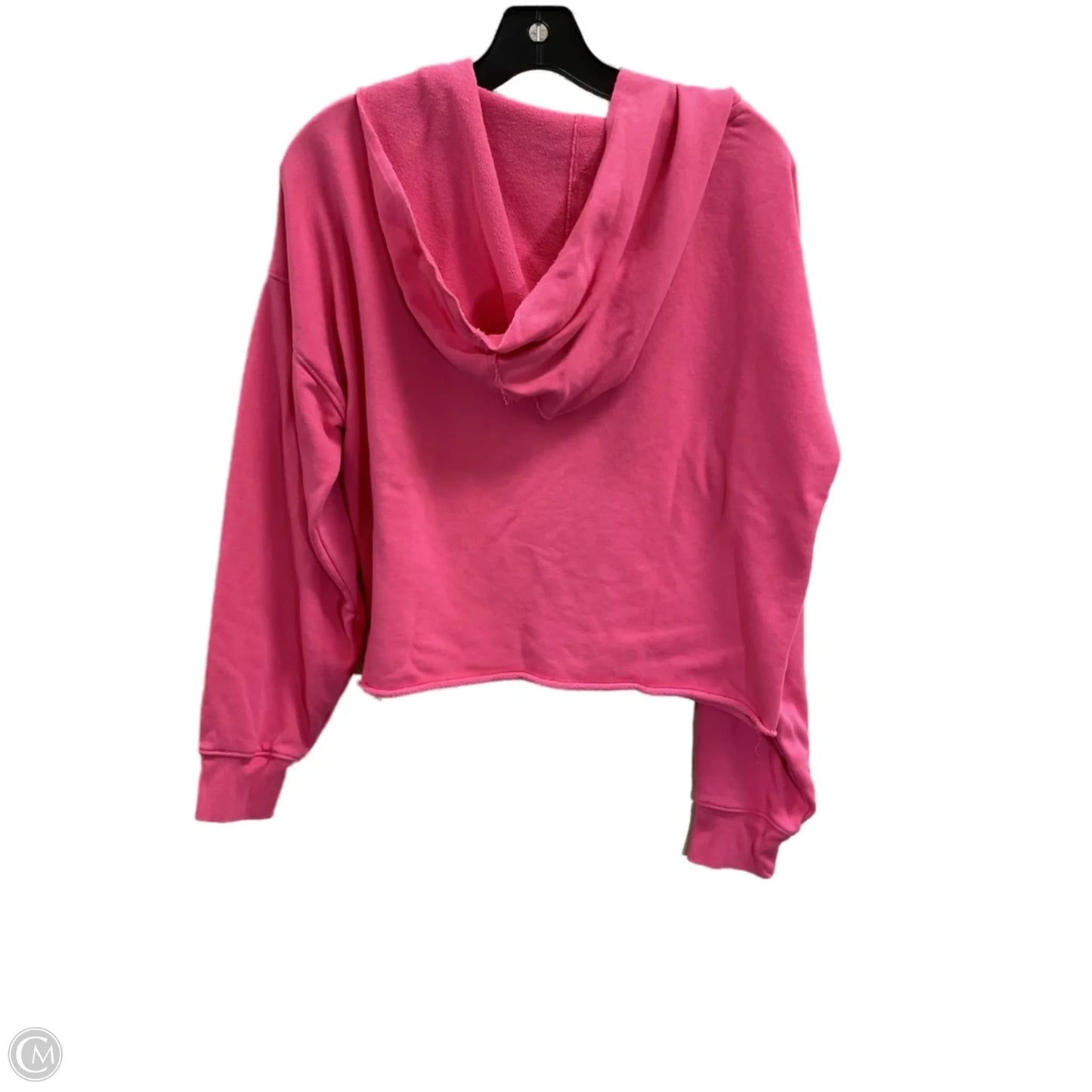 Sweatshirt Hoodie By Champion In Pink, Size: S