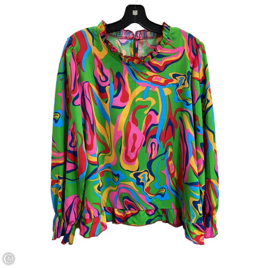 Top Long Sleeve By Clothes Mentor In Multi-colored, Size: Xl