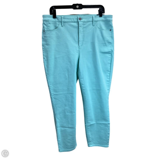 Pants Cropped By Talbots In Green, Size: 14