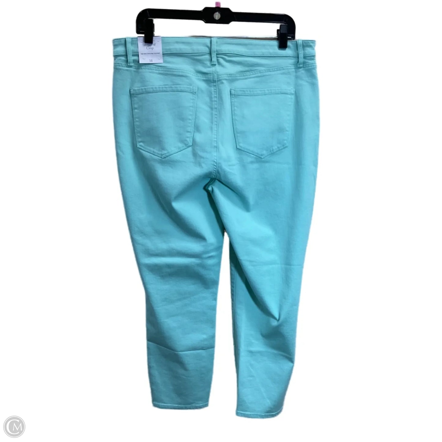 Pants Cropped By Talbots In Green, Size: 14