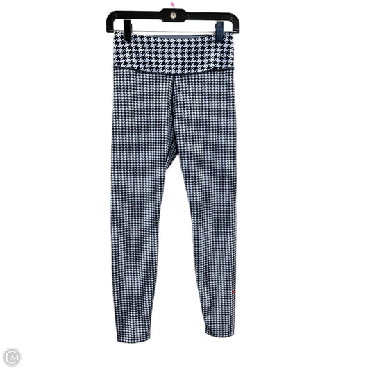 Athletic Leggings By Nike In Black & White, Size: S