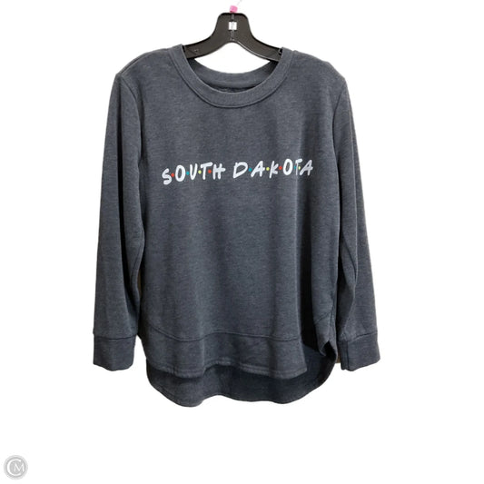 Sweatshirt Crewneck By Clothes Mentor In Grey, Size: S