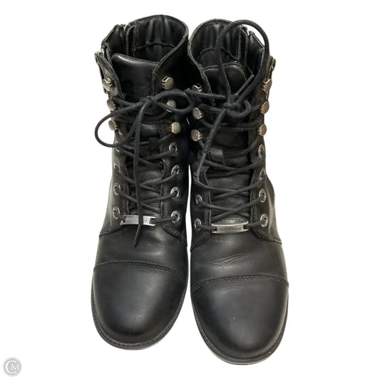 Boots Ankle Heels By Harley Davidson In Black, Size: 7.5