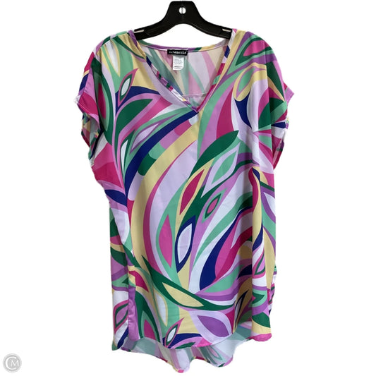 Top Short Sleeve By Heimish Usa In Multi-colored, Size: Xl