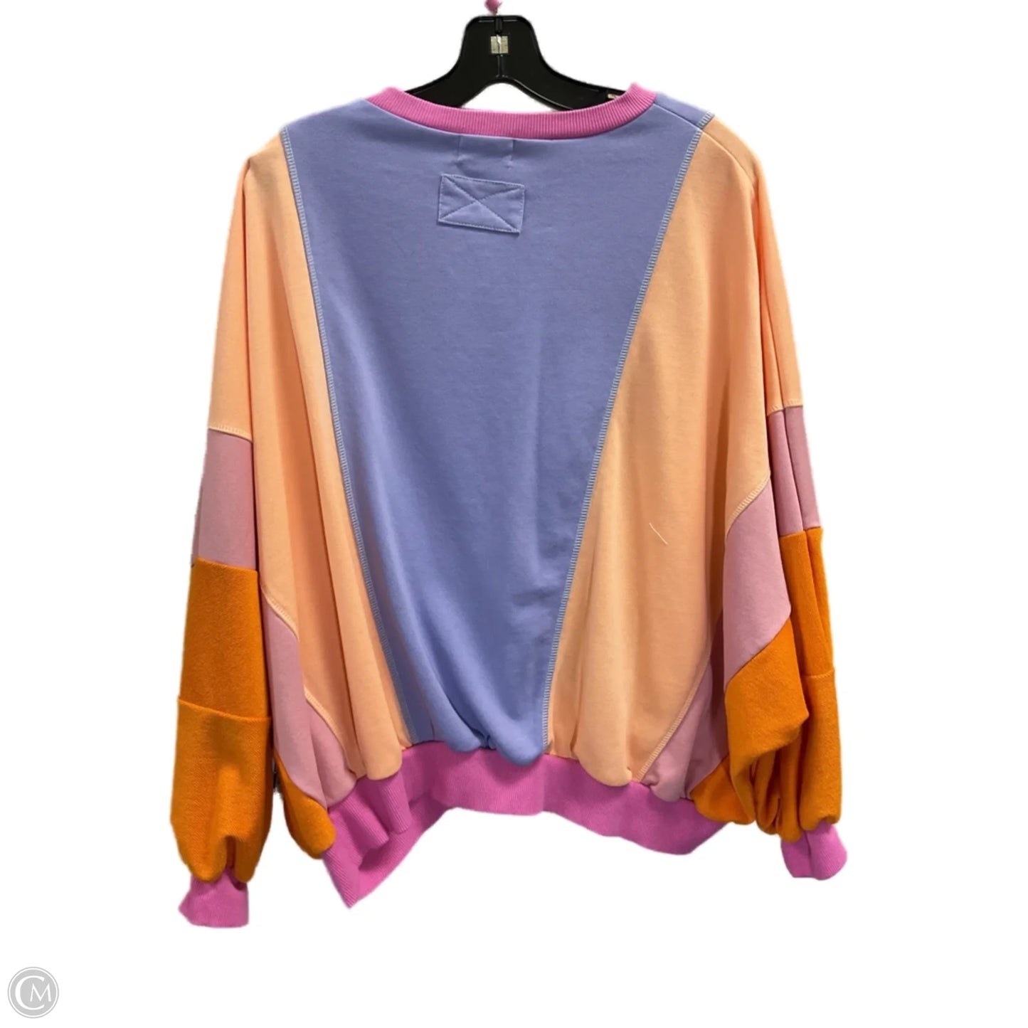 Sweater By Clothes Mentor In Orange & Purple, Size: M