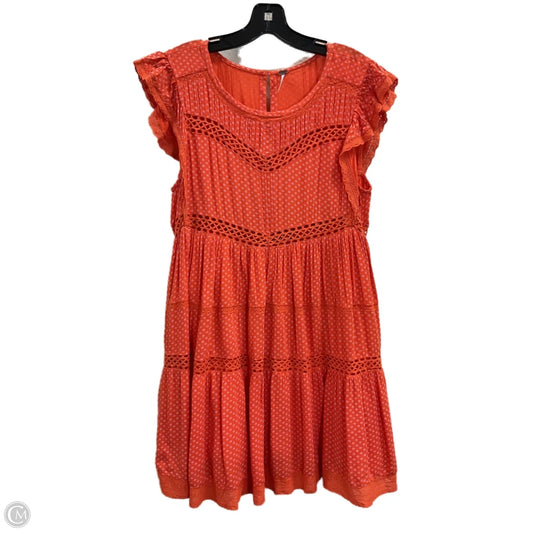 Dress Casual Short By Free People In Orange, Size: Xs