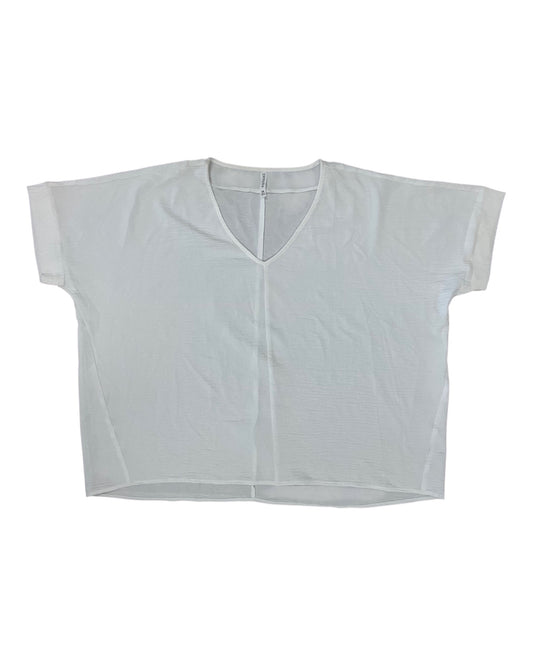 Top Ss By Zenana In White, Size:2X