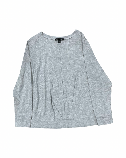 Top Ls By International Concepts In Grey, Size:2X