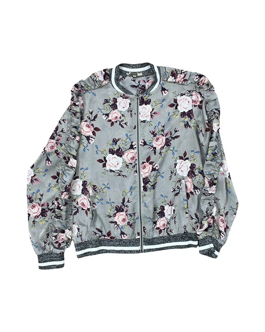 Jacket Other By Gimmicks In Grey & Pink, Size:L