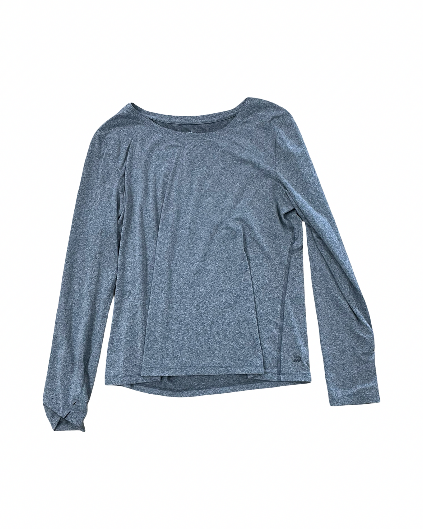 Athletic Top Ls Crewneck By All In Motion In Grey, Size:M