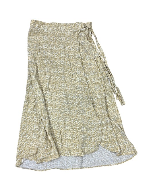 Skirt Maxi By Maurices In White & Yellow, Size:M