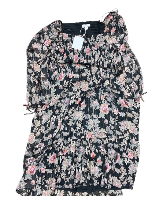 Dress Party Midi By Lc Lauren Conrad In Black & Orange, Size:Xl