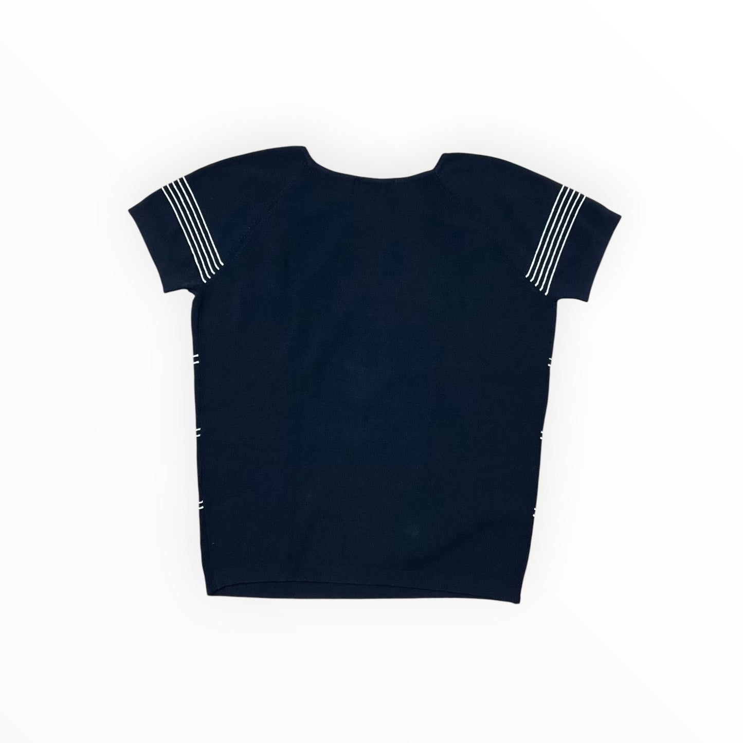 Top Ss By Finity In Black & White, Size:L