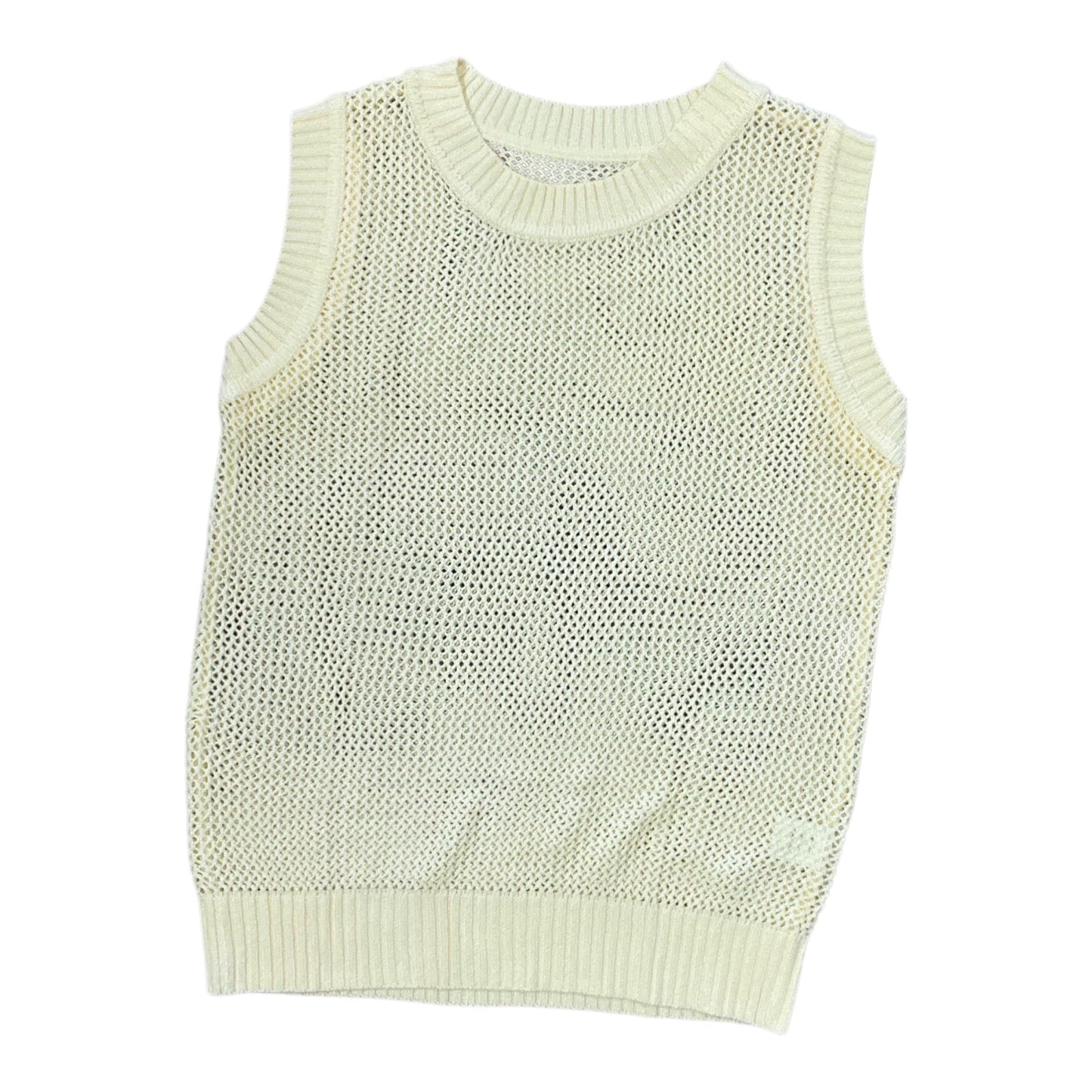 Top Sleeveless By Clothes Mentor In Yellow, Size:L