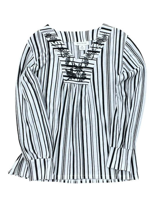 Top Ls By Skyes The Limit In Black & White, Size:M